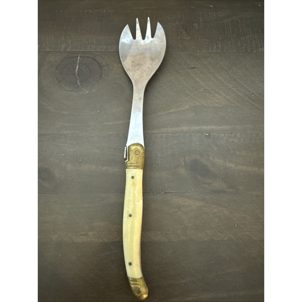 Vintage Napoleon Bee Laguiole Large Serving Fork Inox France